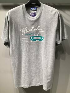 【新品未使用品】 MICHELIN（ミシュラン） Tシャツ DRIVE グレー ビバンダム　　Mサイズ　220128