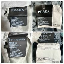 【19ss】未使用級/希少XL◎PRADA スーツ セットアップ ストレッチ カジュアル 背抜き 春夏 上下 ジャケット 2B ライトブルー プラダ 50/LL_画像10