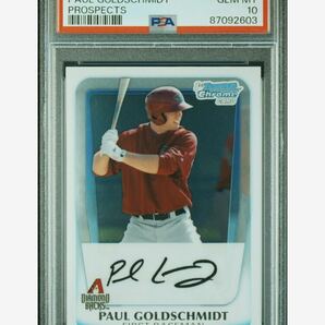 PSA10 2011 BOWMAN CHROME PROSPECTS BCP99 PAUL GOLDSCHMIDT RCの画像1