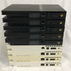 PS2 本体 ジャンク品 SCPH-70000×5 SCPH-77000×3 SCPH-79000 計9台セットの画像4