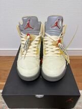 NIKE OFF WHITE AIR JORDAN 5 US10.5 28.5センチ 国内正規品 オフホワイト ジョーダン5 _画像2