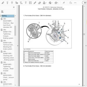 PEUGEOT 208 2012-2018 ワークショップマニュアル サービスリペアマニュアル 整備書 プジョー208 プジョー 208の画像7