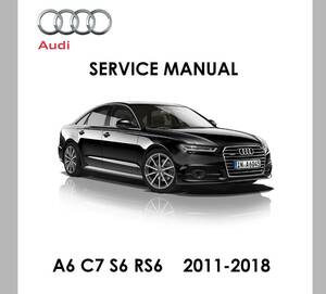 AUDI A6 C7 S6 RS6 4G 2011-2018 ファクトリー ワークショップマニュアル サービスリペアマニュアル 整備書　配線