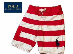 【未使用近い】POLO RALPH LAURENポロラルフローレン/スイミングパンツ水着★キッズ140/59又はメンズ★クリーニング済