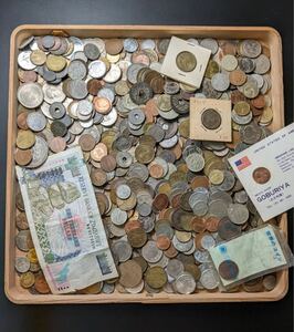 S41106 古美術 古銭 硬貨 硬幣 貨幣 外国銭 外国コイン 大量まとめ 約4.16kg アンティーク