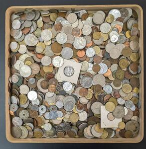 S42413 古美術 古銭 硬貨 硬幣 貨幣 外国銭 外国コイン 大量まとめ 約4.26kg アンティーク