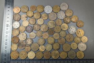 S4402 古美術 古銭 硬貨 硬幣 外国銭 香港コイン 大量まとめ 約277g アンティーク