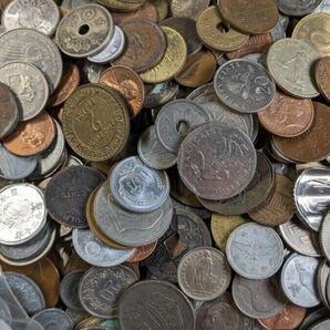 S4163 古美術 古銭 硬貨 貨幣 硬幣 外国銭 世界コイン 総重量約5.4kg アンティークの画像8
