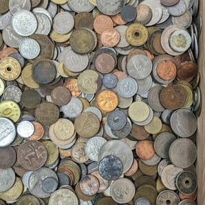 S4240 古美術 古銭 硬貨 硬幣 貨幣 外国銭 世界コイン 大量まとめ 総重量約5.00kg アンティークの画像10