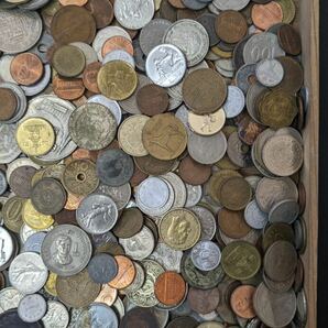 S4247 古美術 古銭 硬貨 硬幣 貨幣 外国銭 世界コイン 大量まとめ 総重量約4.26kg アンティークの画像10