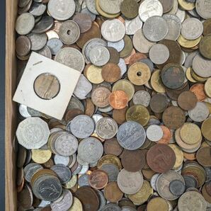 S4240 古美術 古銭 硬貨 硬幣 貨幣 外国銭 世界コイン 大量まとめ 総重量約5.00kg アンティークの画像9