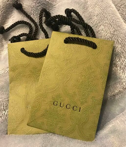 GUCCI グッチショップ袋　2袋セット