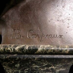 ◆楾◆ 19世紀フランス彫刻家 ジャン=バティスト・カルポー ブロンズ像 57.5cm 29.7kg 資産家収蔵品 T[A379NIDA]OSU/24.3廻/GY/(170+)の画像5