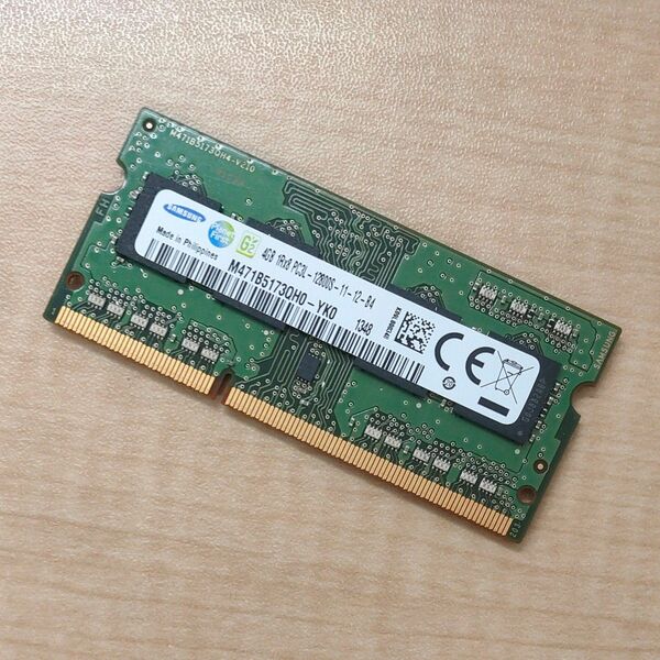 SAMSUNG製 DDR3L PC-12800S 4GB