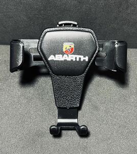 * ABARTH abarth smart phone holder clip type ABS made BLK black *