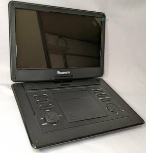 [1 jpy exhibition ]NAVISKAUTO portable video player BM1602B-N2 black 16 -inch USB correspondence remote control attaching 