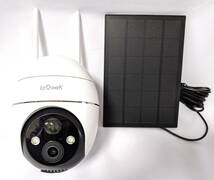 【1円出品】ieGeek ソーラーPTZバッテリーセキュリティカメラ ZS-GX4S 5MP 屋外 防犯カメラ ワイヤレス 屋外 AI人体検知 _画像1