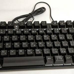 CHONCHOW日本語配列 LED光るキーボード 103J レインボー色に光る ブラック ゲーミングキーボードの画像3