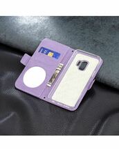 ギャラクシーS9 ケース Galaxy S9 手帳型 ケース　マグネット式磁気手帳型 カードケース _画像4