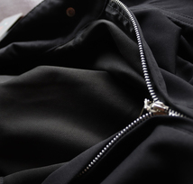 新品■G.LARINI黒 メンズ ハーフジップ シャツ XL ブラック◆プルオーバー ボードウエア ビッグ シルエット スプリング アウター かぶり_画像3