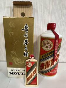 中国古酒 マオタイシュ　貴州茅台酒 天女ラベル 0.54L 53%VOL 1063g 【未開栓】