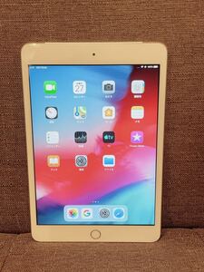 iPad mini 3 64GB Wi-Fi ＋ Cellular ゴールド SIMフリー 中古品