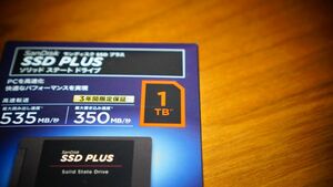 サンディスク 1TB SSD PLUS SDSSDA-1T00-J27