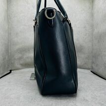 美品/A4可●COACH コーチ メンズ ビジネス メトロポリタン ブリーフケース トートバッグ 2way ショルダー 肩掛け 斜め掛け 大容量 ブラック_画像10