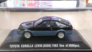 【中古品】 1/43 トヨタ カローラレビン AE86　