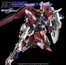 HG 1/144 イモータルジャスティスガンダム専用水転写式デカール IMMORTAL JUSTICE_画像2