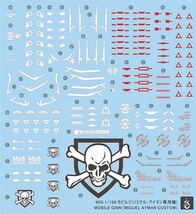 ＭＧ 1/100 モビルジン(ミゲル・アイマン専用機)専用水転写式デカール_画像2