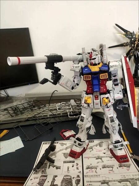 PG UNLEASHED 1/60 RX-78-2 ガンダム用 ハイパーバズーカ 拡張ウェポン 改造パーツ