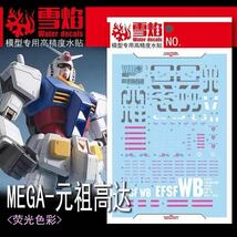 MEGA 1/48 RX-78-2 ガンダム用水転写式デカール _画像1