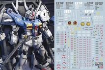 PG 1/60 RX-78GP01 試作1号機 ガンダムGP01/FB専用水転写式デカール_画像1