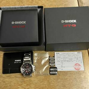 極美品 保証期限内 G-SHOCK/Gショック MT-G Bluetooth搭載 電波ソーラー 腕時計 MTG-B1000D-1AJFの画像10