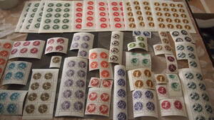 未使用 オリンピック１９６４東京大会３種類×４ シート＋バラバラ切手のセット