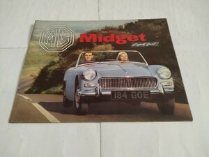 旧車当時物　MG Midget（'60年代)パンフレット