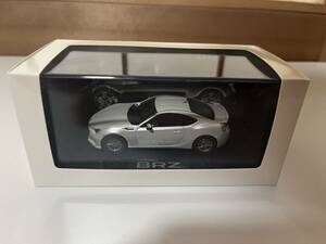 EBBRO スバル BRZ ミニカー スターリング シルバー メタリック 1/43 ディーラー成約プレミアム品