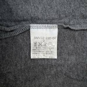 美品 レア BURBERRY BLACK LABEL バーバリーブラックレーベル 半袖BDポロシャツ ギンガムチェック ホース刺繍 グレー 2(M) #2720の画像9