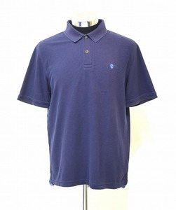 IZOD （アイゾッド）THE ADVANTAGE POLO 刺繍ロゴ 半袖ポロシャツ SHIRT 古着 ゴルフ GOLF NAVY M S/S ヴィンテージ 90'S 年代 ラコステ