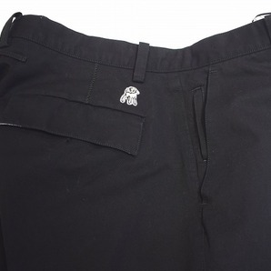 the sheherd UNDERCOVER (ザ シェパード アンダーカバー) USQ9501 リネン カルゼ テーパード スラックス BLACK 2 Pants SLACK パンツ 2 の画像6