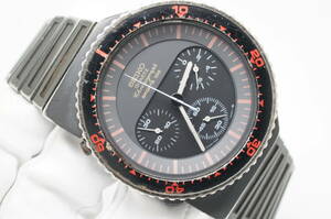 C111●SEIKO SPEEDMASTER GIUGIARO セイコースピードマスター ジウジアーロ 7A28-6000 メンズ腕時計 お洒落 クォーツ