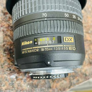 P1560☆【現状品】Nikon ニコン AF-S NIKKOR 18-70mm F3.5-4.5G ED レンズの画像6