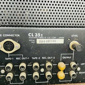 P1821☆【中古】LUXMAN ラックスマン 管球式コントロールアンプ CL35IIの画像6