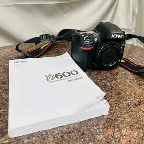 P1574☆【現状品】Nikon ニコン D600 ボディ デジタル一眼レフカメラの画像1