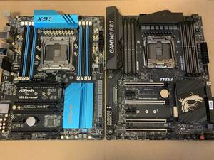 X99A GAMING PRO CARBON X99 Extreme4 2枚セット ジャンク