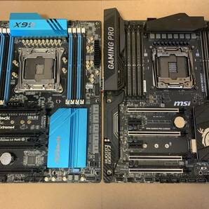 X99A GAMING PRO CARBON X99 Extreme4 2枚セット ジャンクの画像1