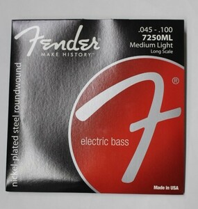 【旧パッケージ特価】Fender（フェンダー） / Bass Strings, Nickel Plated Steel, Long Scale, 7250ML .045-.100 エレキベース弦 