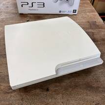 h2480 □中古□ SONY ソニー PlayStation3 プレステ3 PS3 本体一式 CECH-3000A 160GB ホワイト 箱付き ！！動作保証！！_画像2