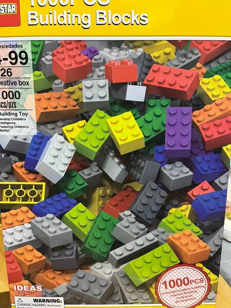 ブロック おもちゃ レゴ互換品 知育玩具　1000ピース